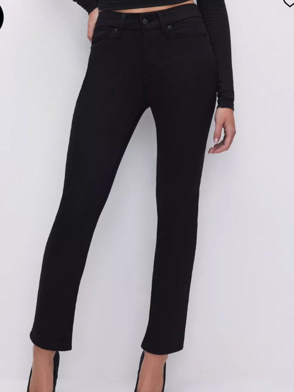 Good American Good Curve Straight Jeans size 16 new with tags